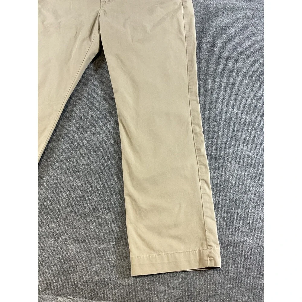 Polo Ralph Lauren Pants Mens 38x32 Stretch Straight Fit Khaki Chino Casual Class